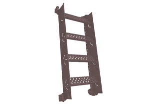 ROOFSYSTEM Лестница стеновая PRESTIGE ZN 400, 3 м, RAL 6005
