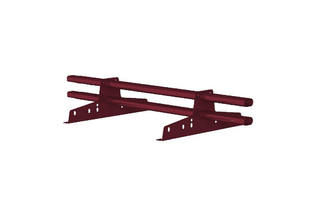 ROOFSYSTEM Ограждение PRESTIGE ZN H-1200 45*25 для Ф/К, 3 м, RAL 3011