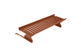 ROOFSYSTEM Лестница стеновая PRESTIGE ZN 400, 3 м, RAL 6020
